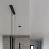 Lampa wisząca WEZYR 3 czarna